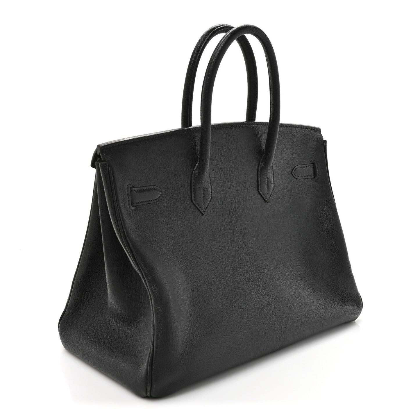 Chevre De Coromandel Birkin 35 Black