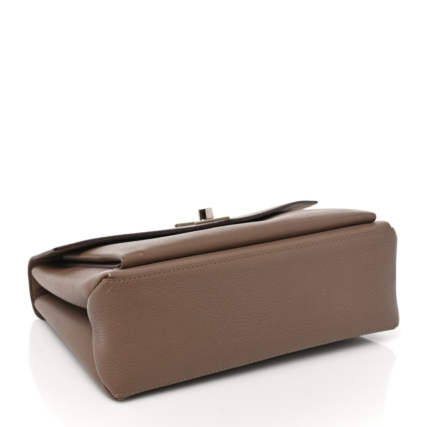 Soft Calfskin My Lockme Top Handle Taupe Glace