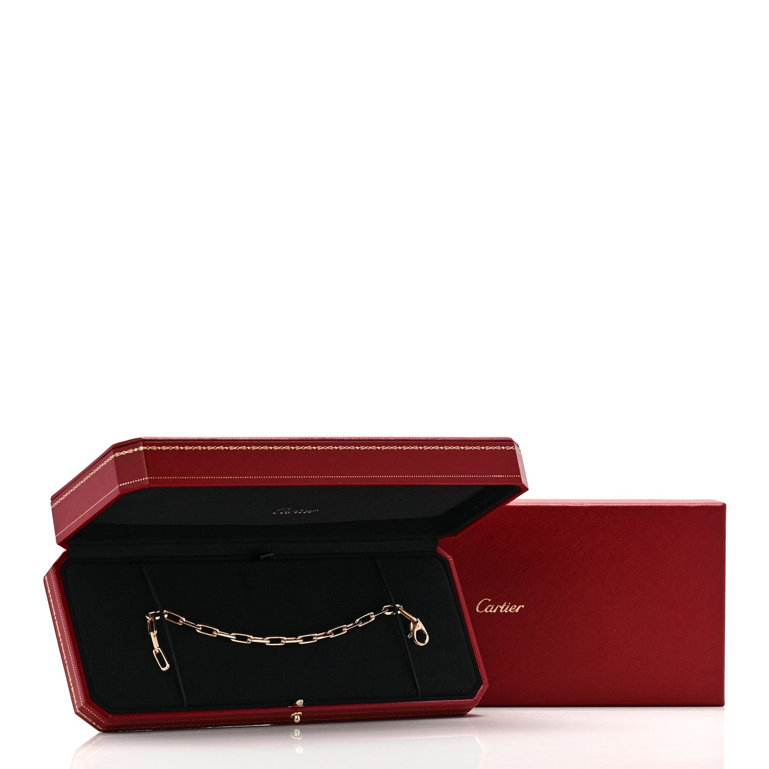 Cartier 18K Yellow Gold Santos de Cartier Link Chain Bracelet