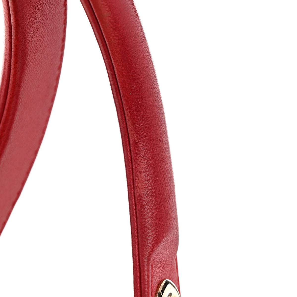Lambskin Cannage Medium Lady Dior Red