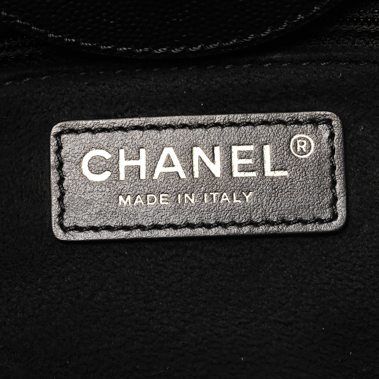 Chanel Caviar Large Studded Deauville Tote Black 6 of 15