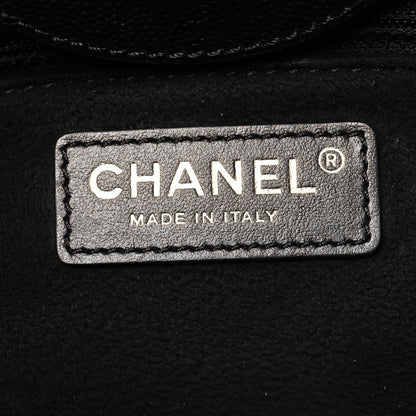 Chanel Caviar Large Studded Deauville Tote Black 6 of 15