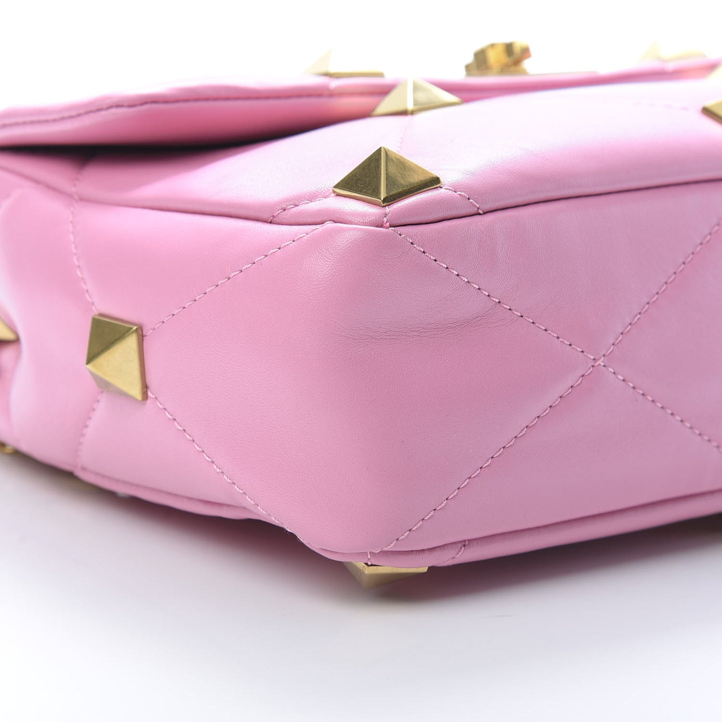 Nappa Large Roman Stud Shoulder Bag Giacinto