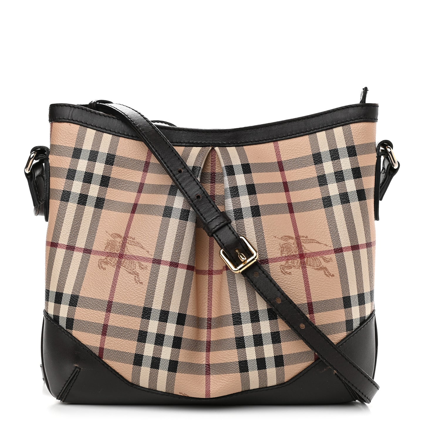 Haymarket Check Hartham Crossbody Chocolate
