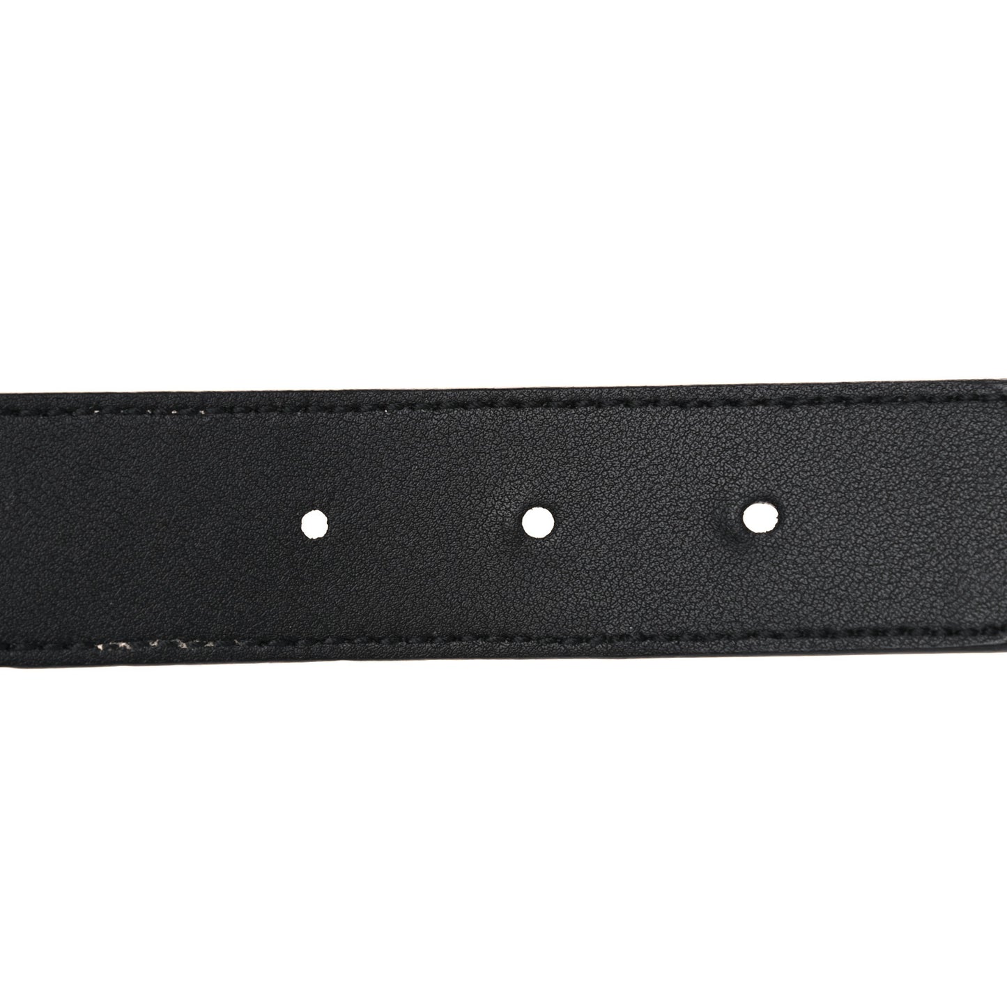 GG Supreme Monogram Matte Plutone Calfskin Double G 30mm Belt 95 38 Beige Ebony Black