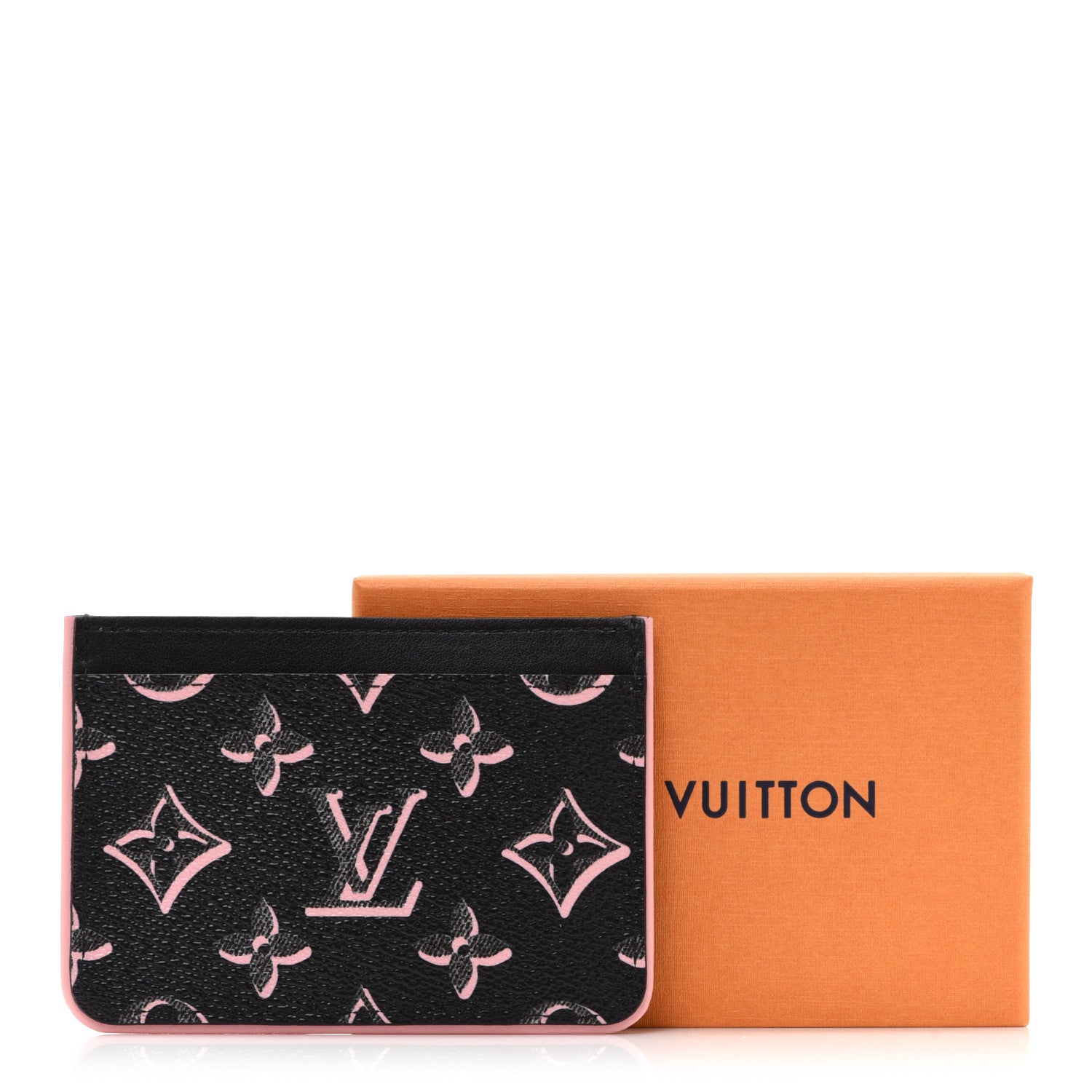 Louis Vuitton Monogram LV Side-Up Card Holder Black 7 of 7