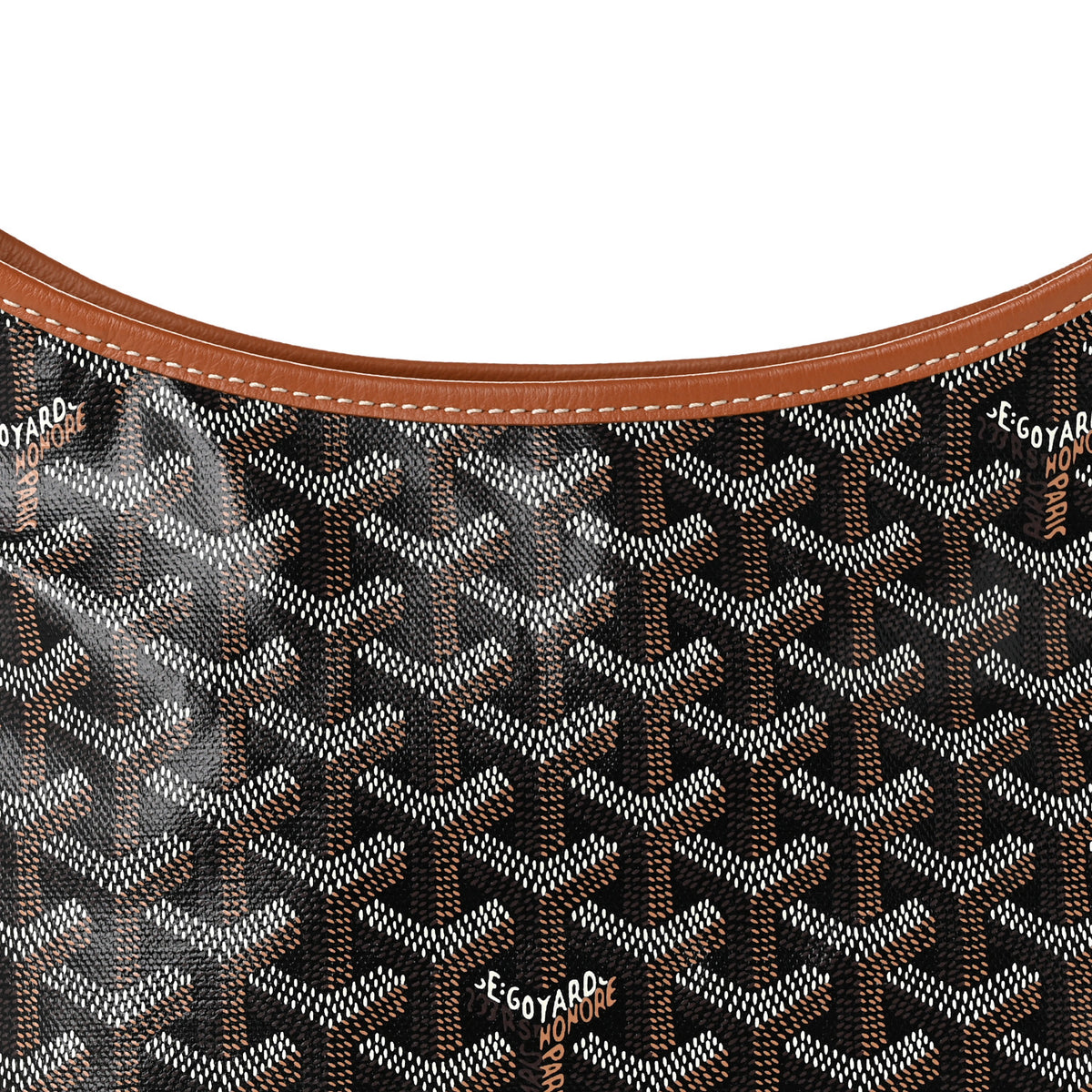 Goyard Goyardine Mini Boheme Hobo Black Gold 9 of 11