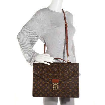 Louis Vuitton Monogram Porte-Documents Bandouliere 2 of 8