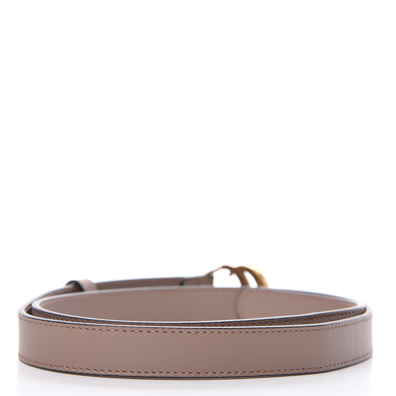 Gucci Calfskin Double G 20mm Belt 80 32 Porcelain Rose 2 of 4