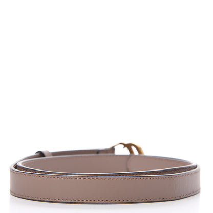 Gucci Calfskin Double G 20mm Belt 80 32 Porcelain Rose 2 of 4