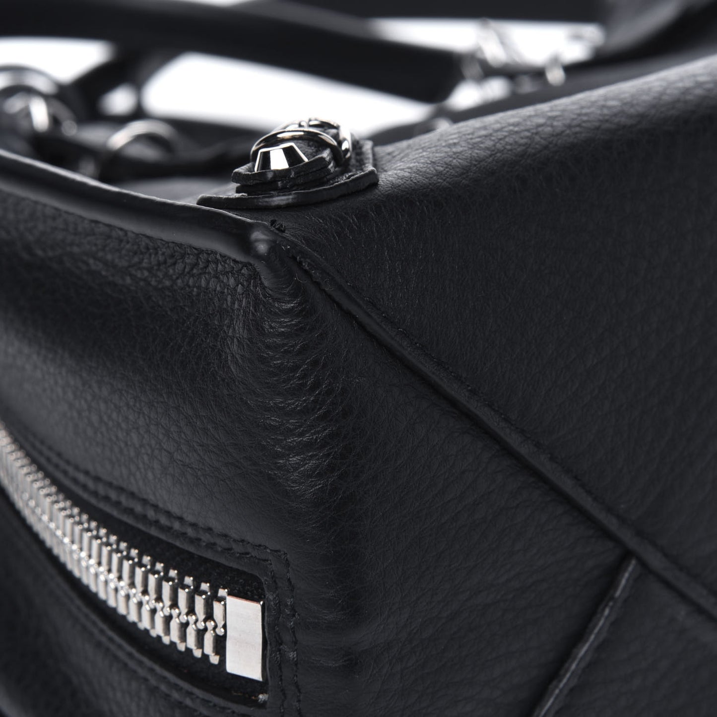 Veau Papier A6 Zip Around Tote Black