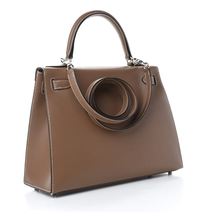 Hermes Tadelakt Kelly Sellier 28 Etoupe 3 of 13