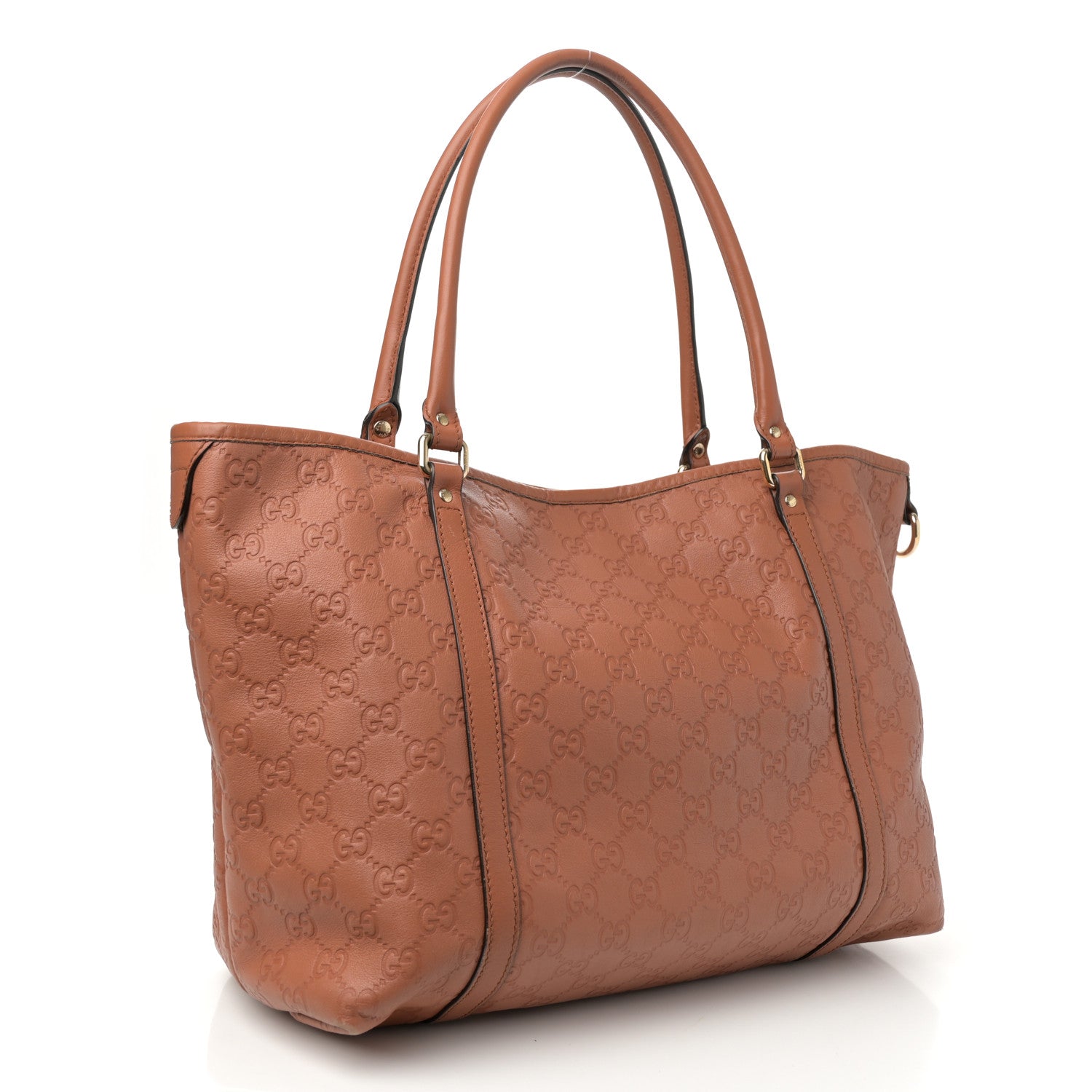 Gucci Guccissima Vitello Tender Medium Joy Tote Saffron 3 of 12