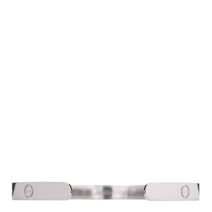 Cartier 18K White Gold LOVE Cuff Bracelet 19 3 of 4