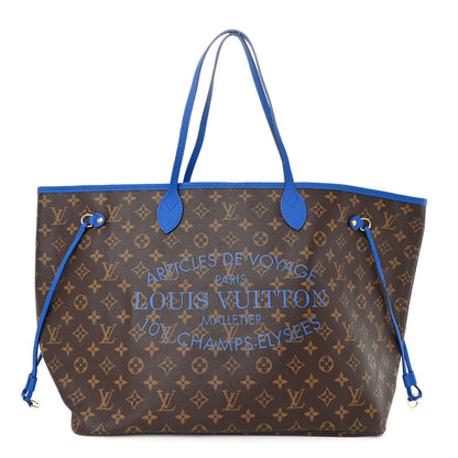 Louis Vuitton Monogram Articles de Voyage Ikat Neverfull GM Grand Blue 1 of 11