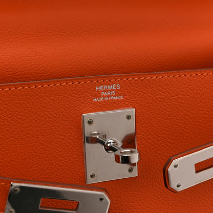 Hermes Evercolor Kelly Retourne 28 Capucine 6 of 10