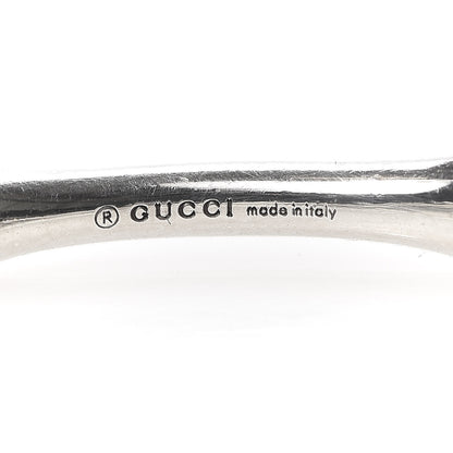 Gucci Sterling Silver Bamboo Hoop Earrings 5 of 5