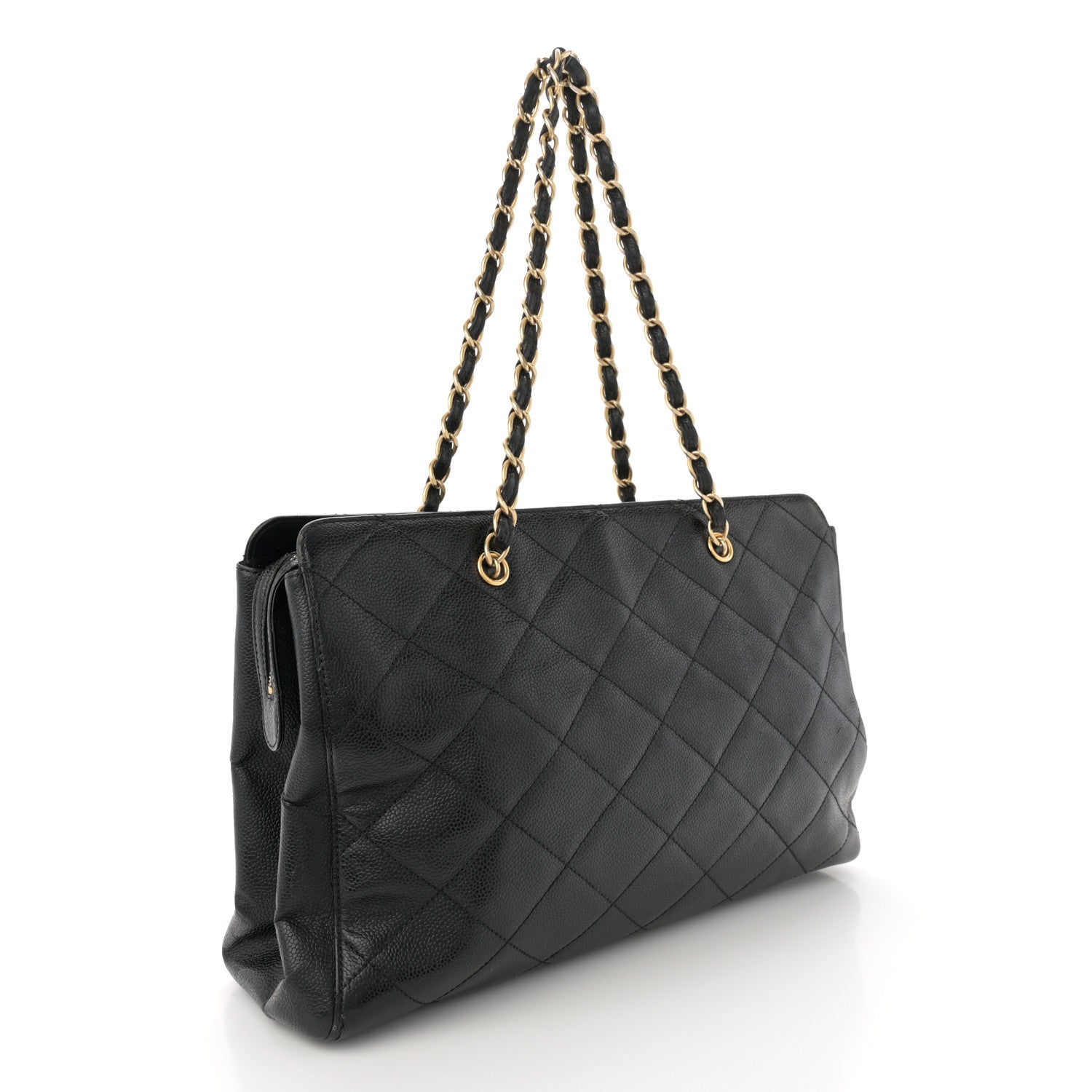 Chanel Caviar Quilted Flap Shoulder Bag Black 3 of 14