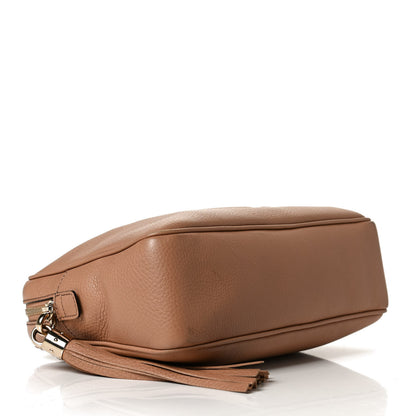Gucci Pebbled Calfskin Small Soho Bowler Camelia 4 of 12