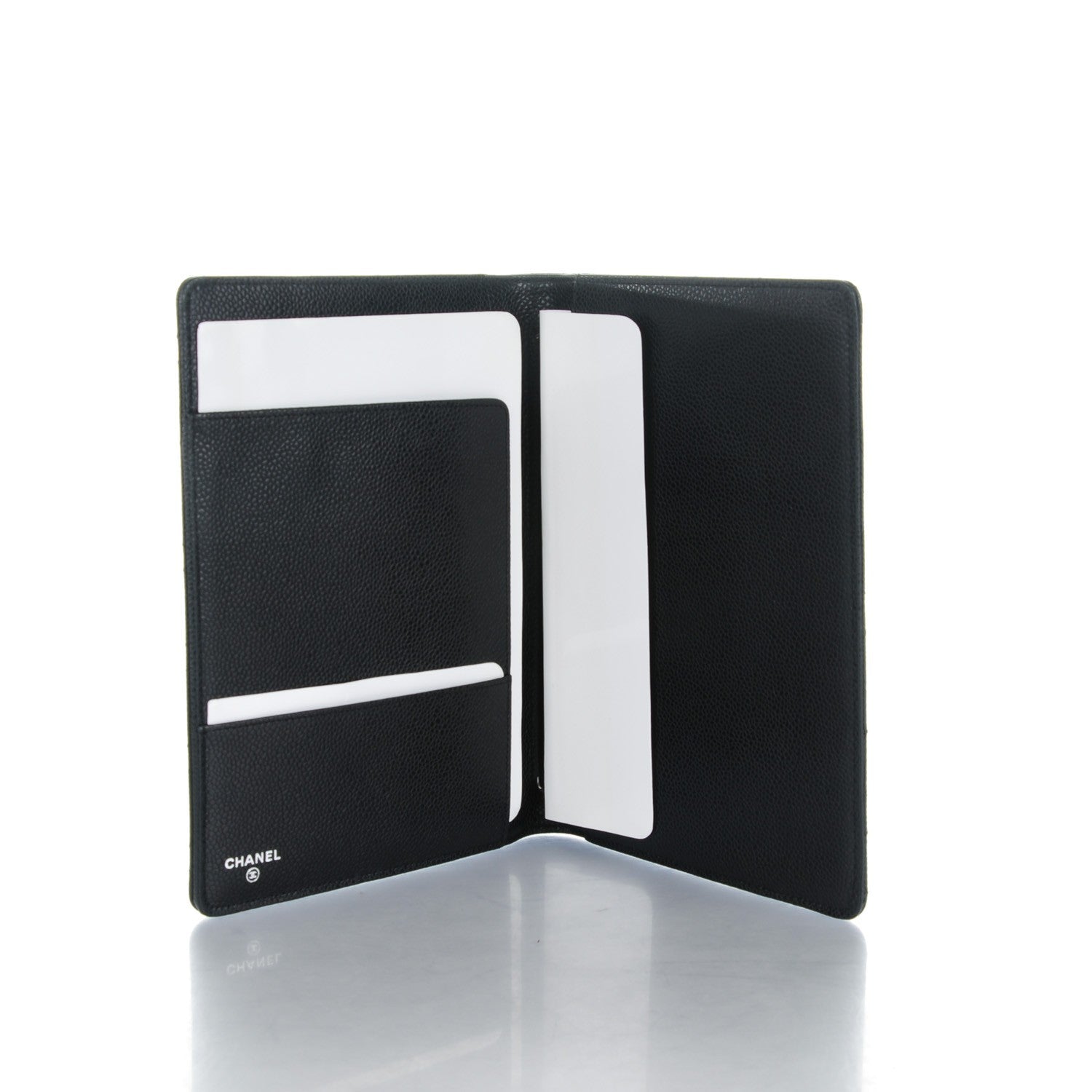 Chanel Caviar Quilted Notebook Agenda Cover Black 5 of 9