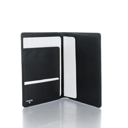 Chanel Caviar Quilted Notebook Agenda Cover Black 5 of 9