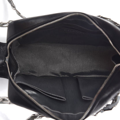 Chanel Lambskin Vertical Quilted Mademoiselle Small Camera Case Black 6 of 11