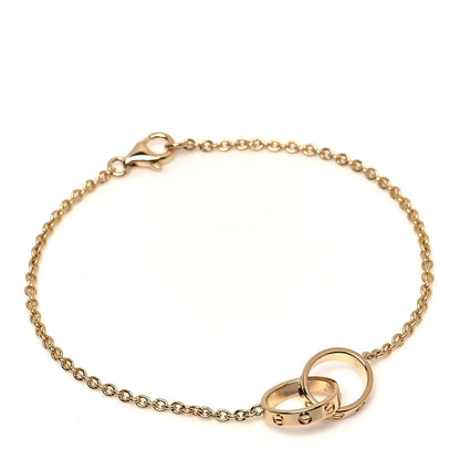 Cartier 18K Yellow Gold Interlocking LOVE Bracelet 1 of 4