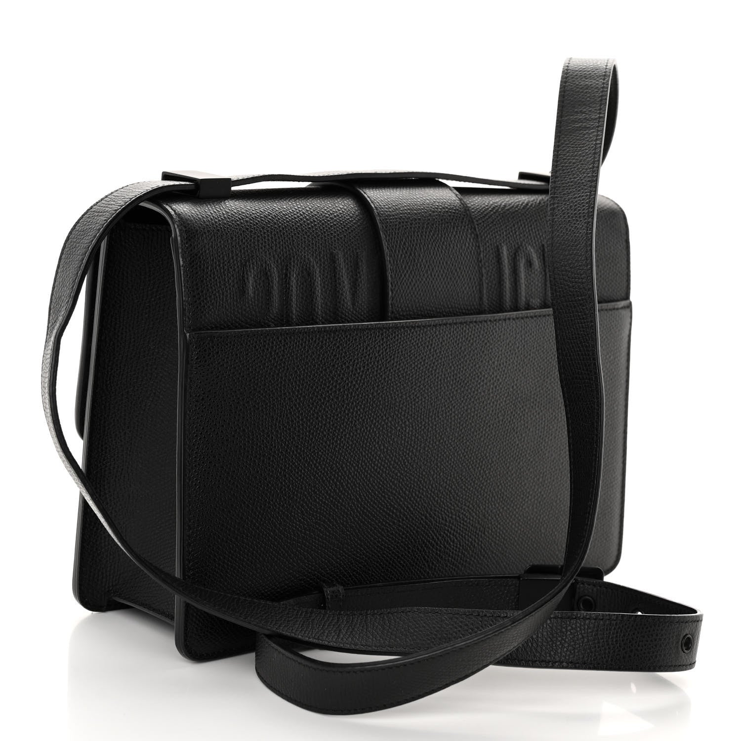 Christian Dior Ultra Matte Grained Calfskin 30 Montaigne Flap Bag Black 3 of 9