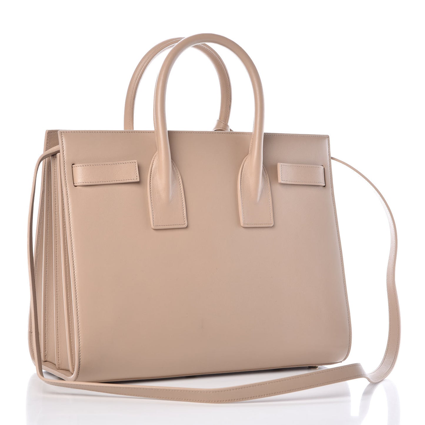 Calfskin Small Sac De Jour Dark Beige