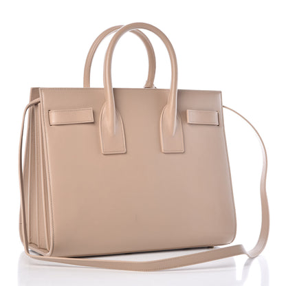 Saint Laurent Calfskin Small Sac De Jour Dark Beige 3 of 13