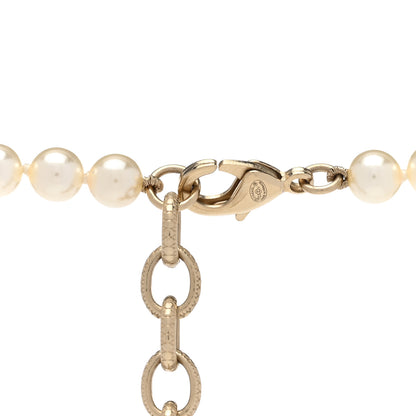 Chanel Pearl CC 100th Anniversary Necklace Light Gold 5 of 6