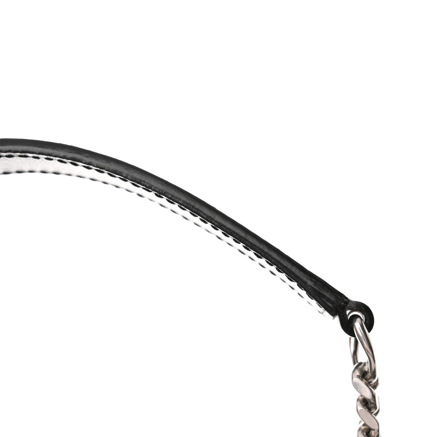 Calfskin Y Quilted Monogram Small Loulou Chain Satchel Black
