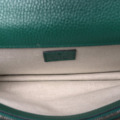 Gucci Pebbled Calfskin Small Dionysus Shoulder Bag Emerald 5 of 10