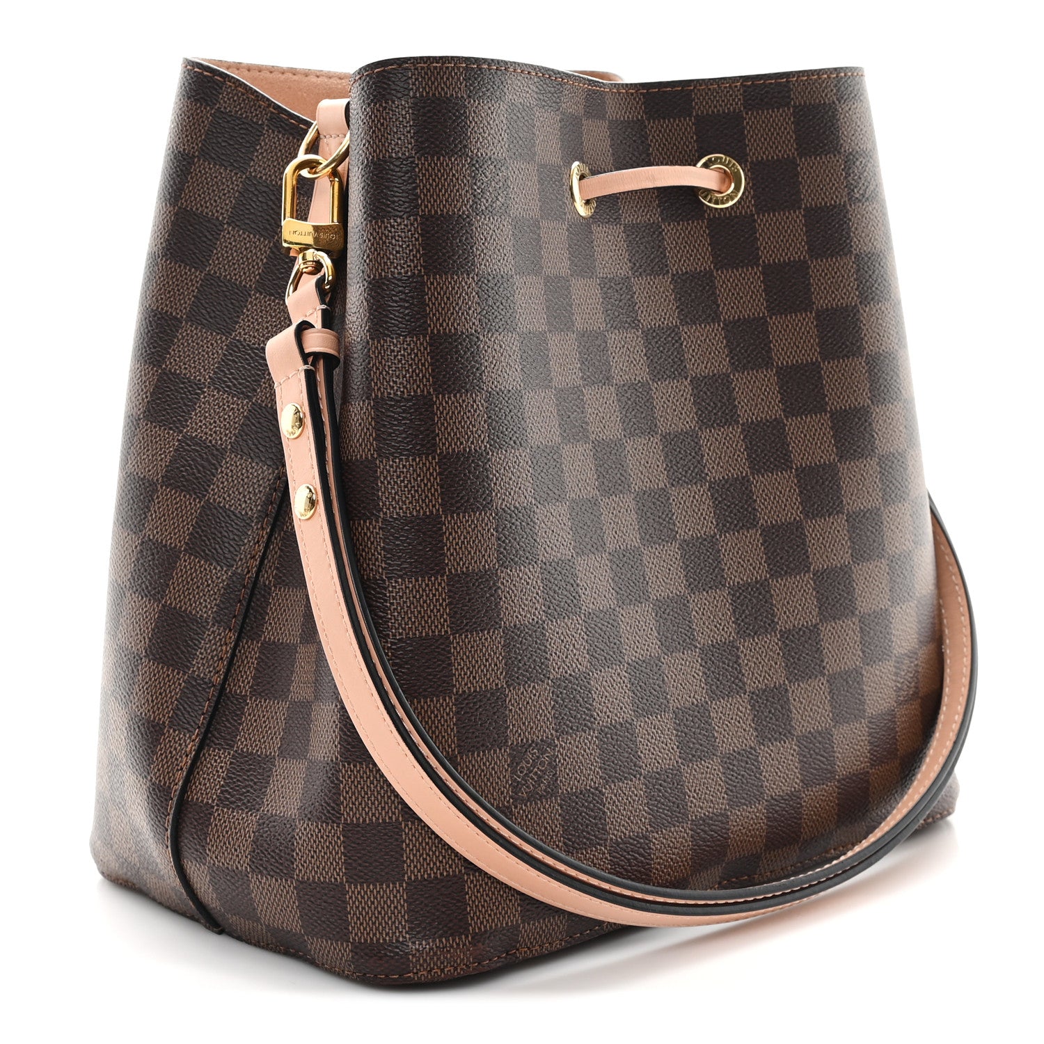 Louis Vuitton Damier Ebene Neonoe MM Rose Poudre 3 of 10