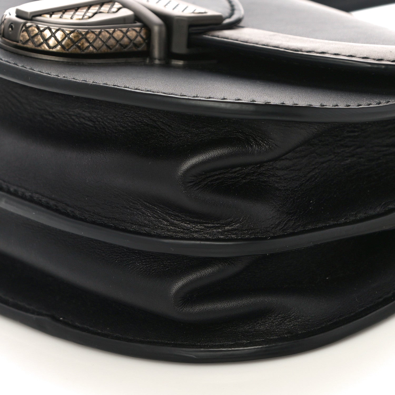 Bottega Veneta Nappa Umbria Shoulder Bag Black 9 of 14