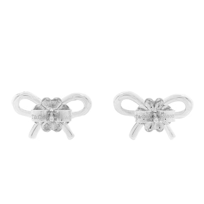 Tiffany Sterling Silver Bow Earrings 3 of 6