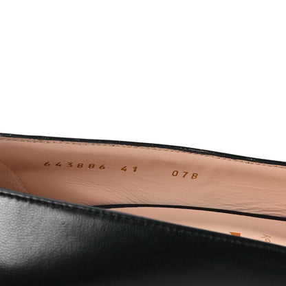 Gucci Malaga Kid Horsebit 75mm Pumps 41 Black 9 of 10