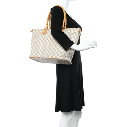 Louis Vuitton Damier Azur Saleya MM 3 of 20