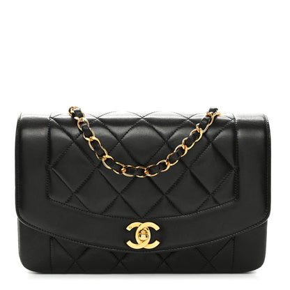 Chanel Lambskin Quilted Small Single Flap Black 1 of 11
