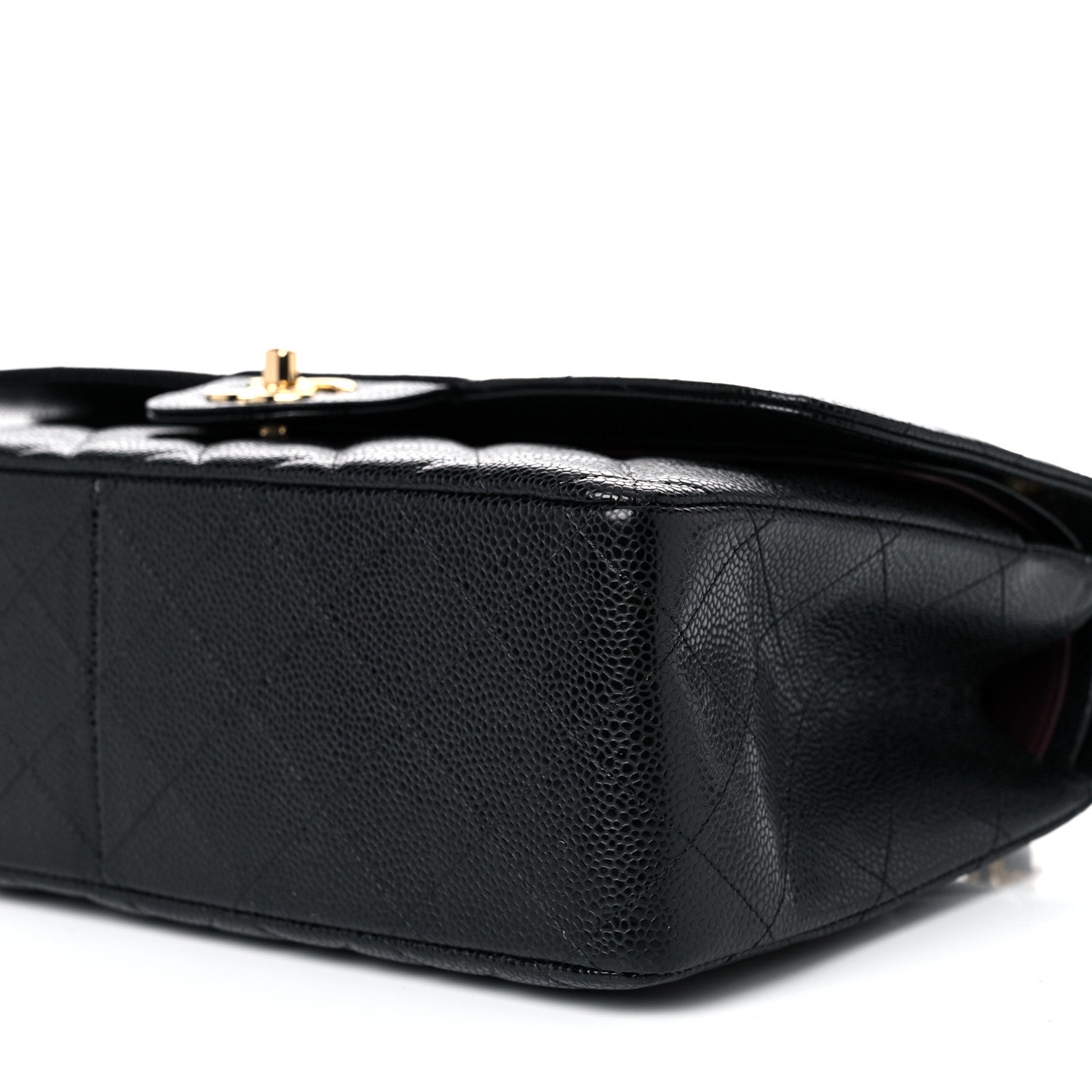 Chanel Caviar Quilted Jumbo Double Flap Black 9 of 9