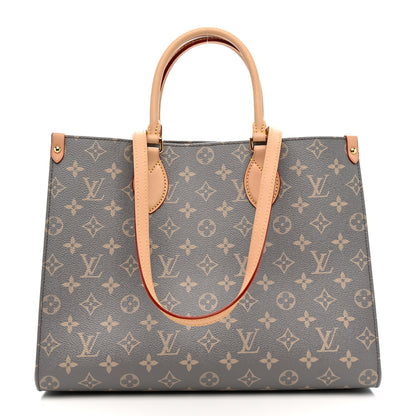 Louis Vuitton Monogram Onthego MM Trianon Gray 1 of 10
