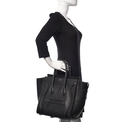 Celine Smooth Calfskin Large Luggage Black 2 of 15