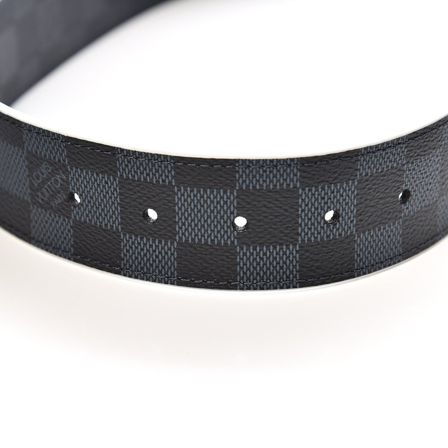 Damier Cobalt 40mm LV Initiales Belt 95 38