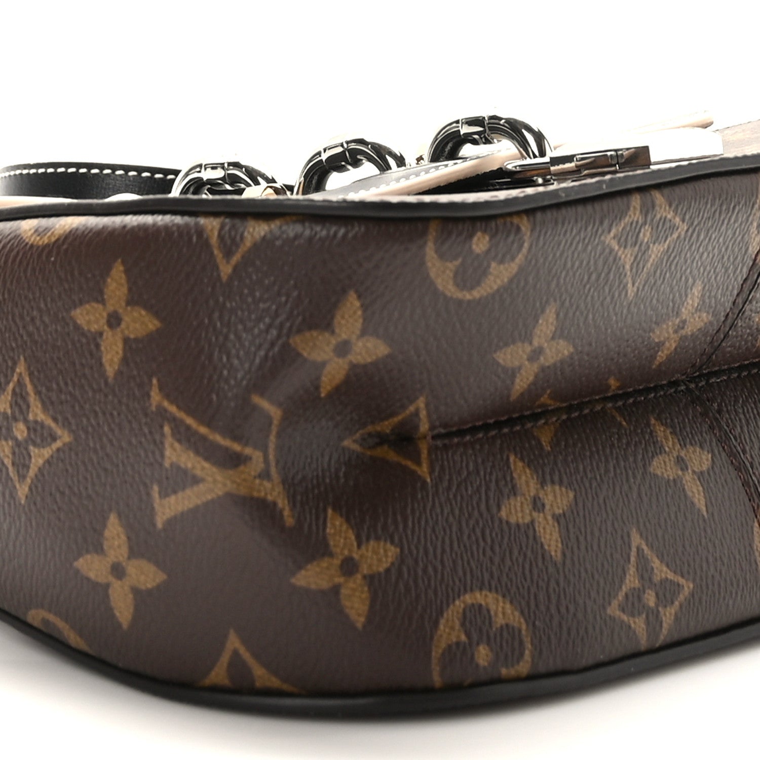 Louis Vuitton Calfskin Monogram Chain It Bag PM Black 8 of 9