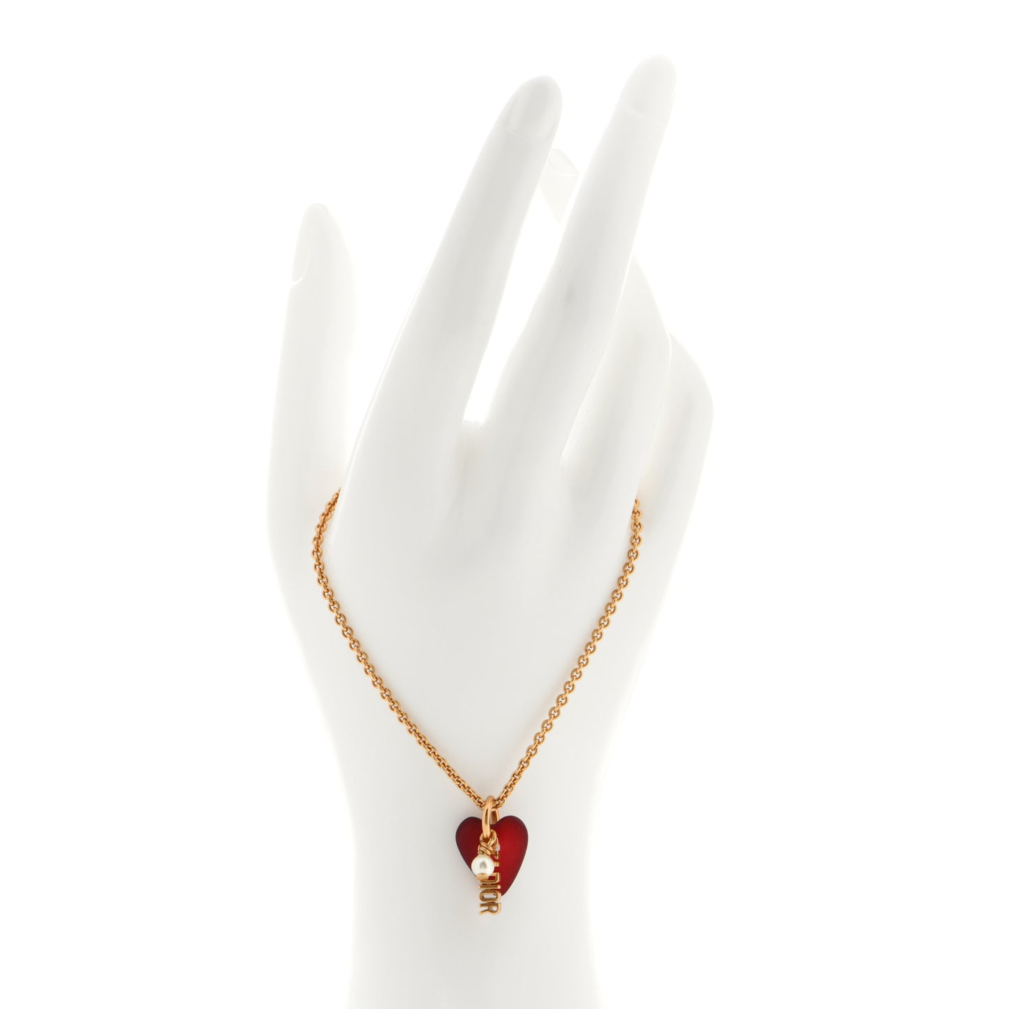 J'Adior Heart Pearl Bracelet Gold