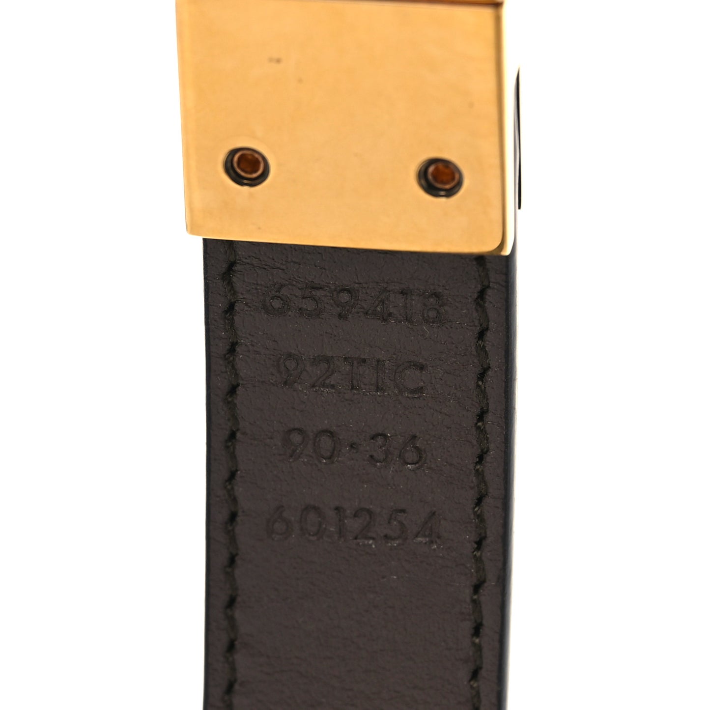 Calfskin GG Supreme Monogram Double G Reversible 20mm Belt 90 36 Beige New Acero