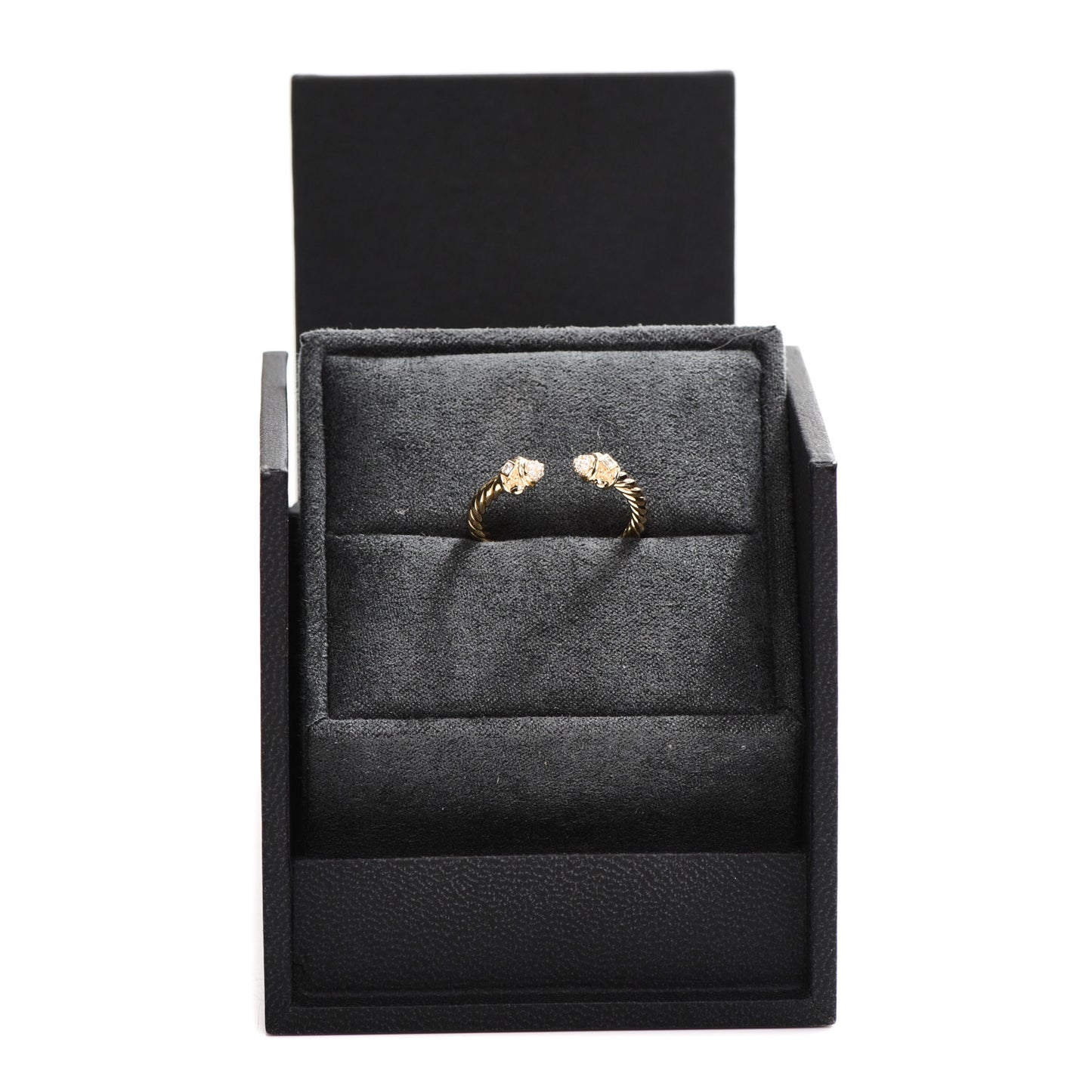 18K Yellow Gold Diamond Renaissance Ring 54 7