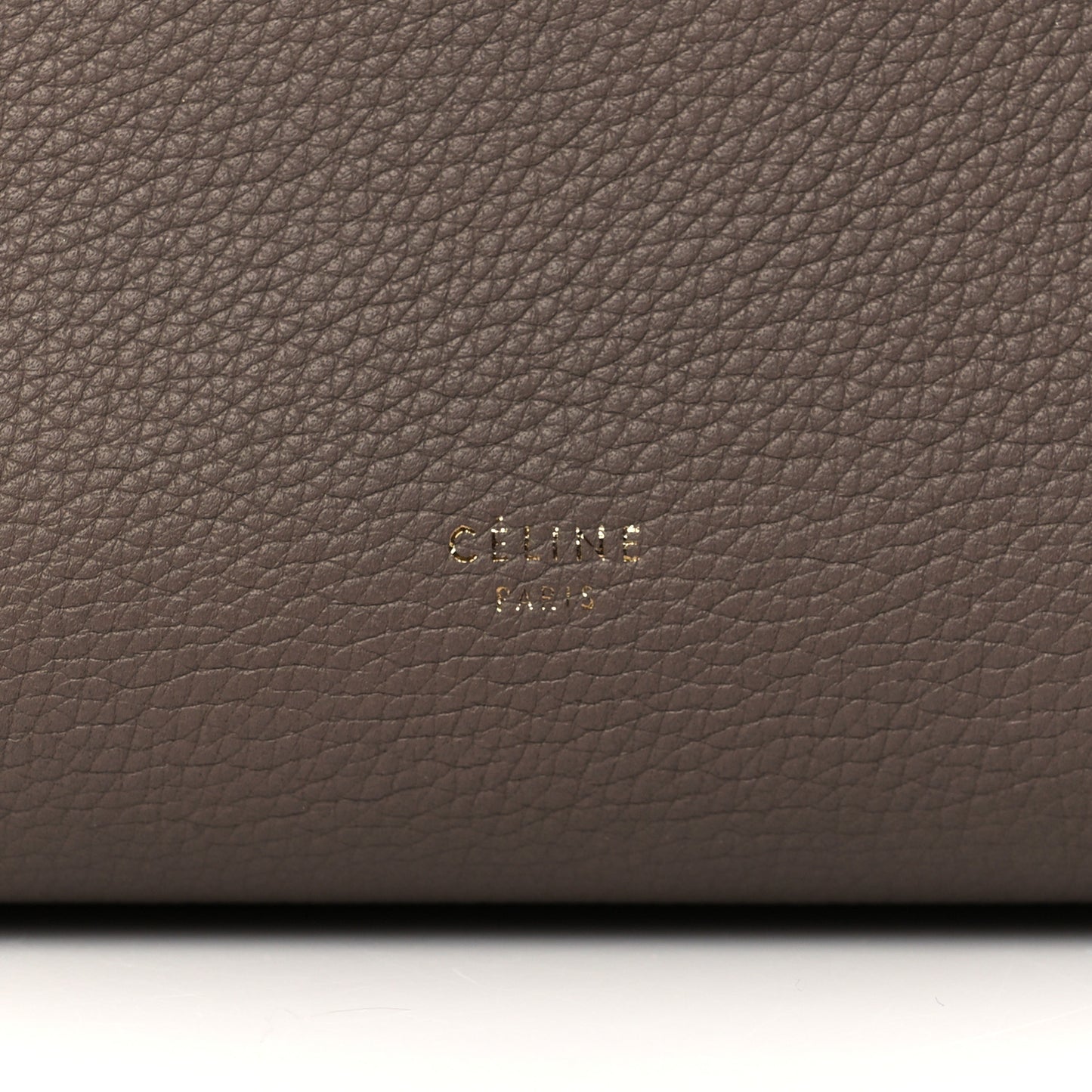 Drummed Calfskin Mini Belt Bag Taupe