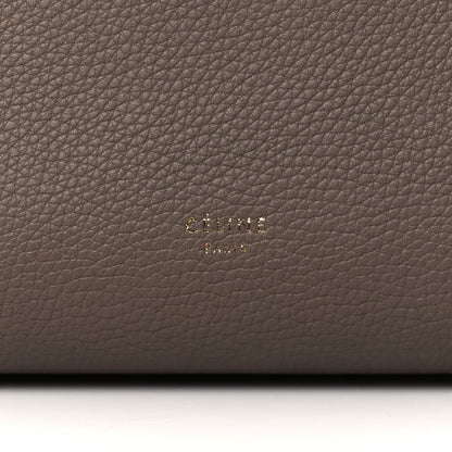 Celine Drummed Calfskin Mini Belt Bag Taupe 5 of 10