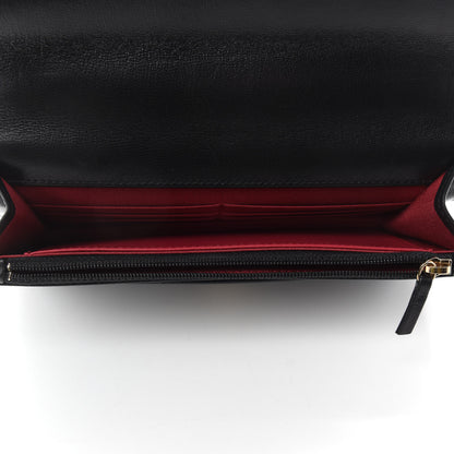 Chanel Shiny Goatskin Quilted Chanel 19 Wallet On Chain WOC Black 5 of 12